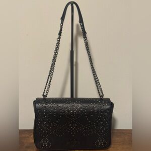 Love Moschino Studded Black Shoulder Bag Great Conditions with Duffle bag